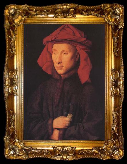 framed  Jan Van Eyck Giovanni Arnolfini (mk45), ta009-2